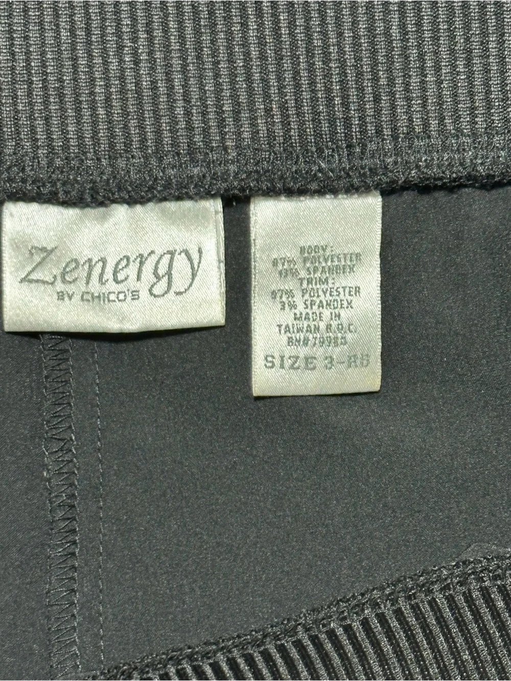 Chico’s Zenergy Black Pull-On Pants